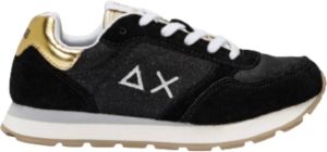 Sun68 Meisjes Ally Glitter Textiel Tiener Sneakers Zwart Dames