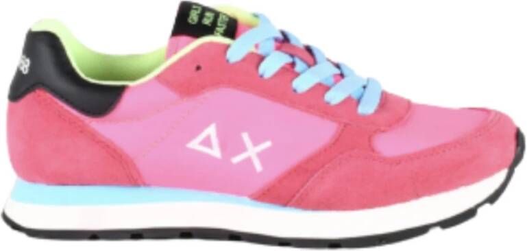 Sun68 Meisjes Ally Solid Nylon Teen Sneakers Pink Dames - Foto 5
