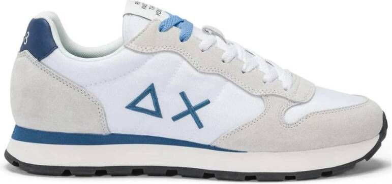 Sun68 Tom Solid Heren Sneakers Schoenen Blauw Z35101 - Foto 4