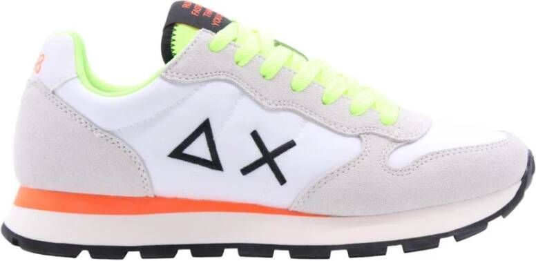 Sun68 Witte Herensneakers met Fluorescerende Details Multicolor Heren - Foto 6