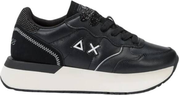 Sun68 Platform Sneakers met Suede Details