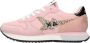 Sun68 Stargirl Glitter Logo Lage sneakers Dames Roze - Thumbnail 2
