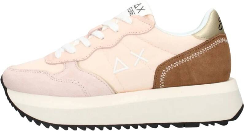 Sun68 Roze Suède Sneakers voor Vrouwen