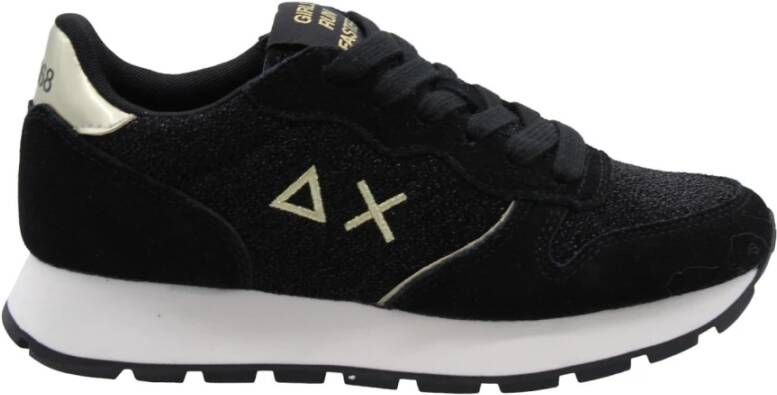 Sun68 Zwarte Sneakers voor Mannen Black Dames