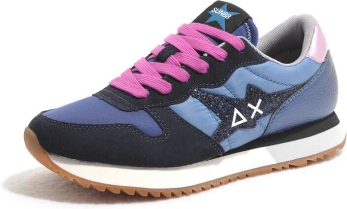 Sun68 Sneakers Blauw Dames