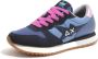 Sun 68 Sun68 Star girl Glitter dames sneaker Blauw multi - Thumbnail 8