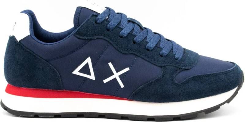 Sun68 Stijlvolle Sneakers voor Mannen voor Casual Gelegenheden Blue Heren - Foto 8