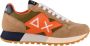 Sun68 Multicolor Hardloopschoen Jaki Tricolors Brown Heren - Thumbnail 2