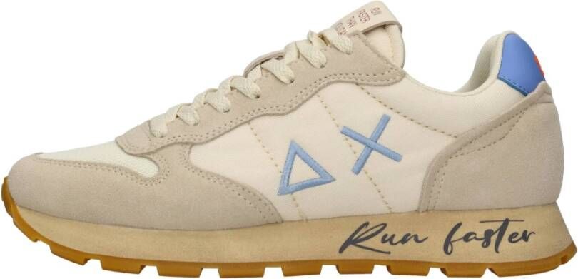 Sun68 Sneakers Cream Beige Heren