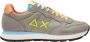 Sun68 Volwen Tom for Peace Sneakers Licht Grijs Multicolor Heren - Thumbnail 1