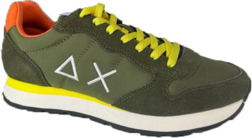 Sun68 Stijlvolle Army Groene Sneakers voor Heren Green Heren - Foto 5