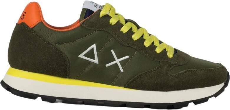 Sun68 Stijlvolle Army Groene Sneakers voor Heren Green Heren - Foto 6