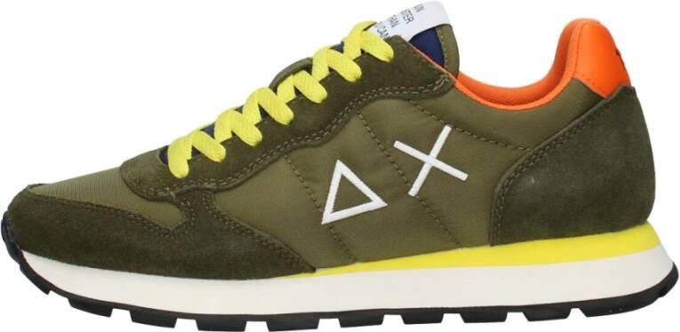 Sun68 Stijlvolle Army Groene Sneakers voor Heren Green Heren - Foto 7