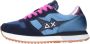 Sun 68 Sun68 Star girl Glitter dames sneaker Blauw multi - Thumbnail 12