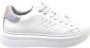 SUN68 Grace Leather Z34226_144 Wit Grijs - Thumbnail 1