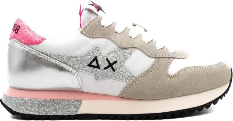 Sun68 Stargirl Glitter Lage sneakers Dames Wit - Foto 18