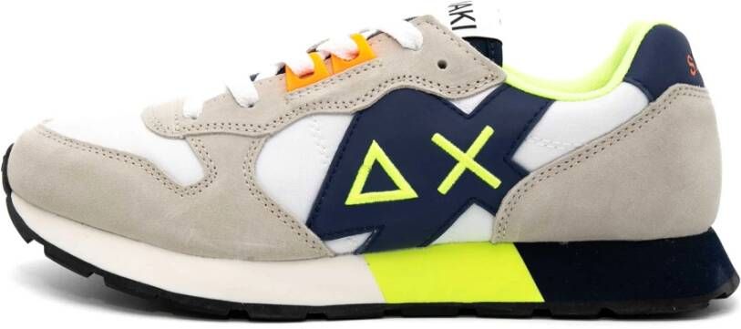 Sun68 Fluorescerende Gymschoenen White