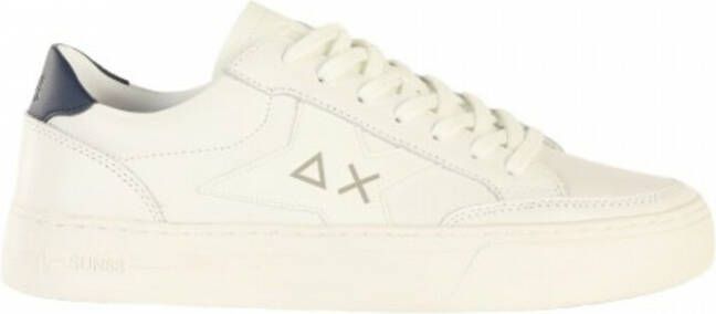 Sun68 Leren Sneakers met Verwijderbare Binnenzool White Heren