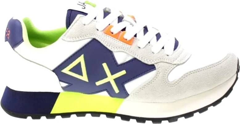 Sun68 Multicolor Herensneakers met Jaki Fluo Z33113 Stijl Gray Heren