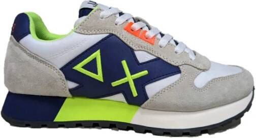 Sun68 Multicolor Herensneakers met Jaki Fluo Z33113 Stijl Gray Heren