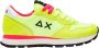 Sun68 Felgroene Ally Solid Nylon Sneakers voor Dames Green Dames - Thumbnail 14
