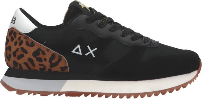 Sun68 Modieuze en gedurfde sneaker voor vrouwen Black Heren