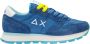 Sun68 Solide Nylon Sneakers in Avio Blauw Blue Dames - Thumbnail 1