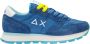 Sun68 Solide Nylon Sneakers in Avio Blauw Blue Dames - Thumbnail 2