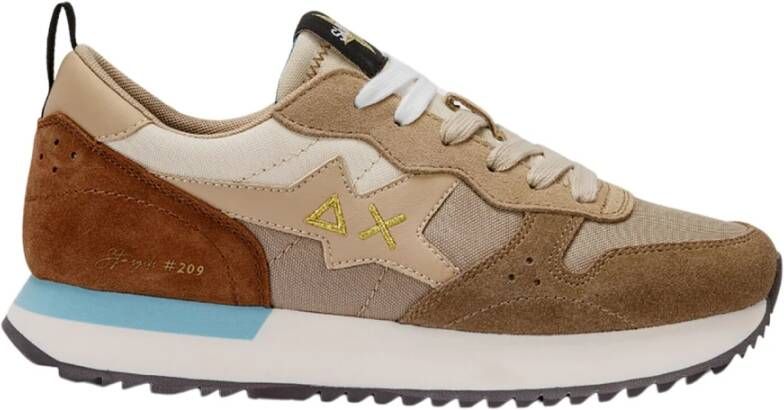 Sun68 Stargirl Sneakers Beige Dames