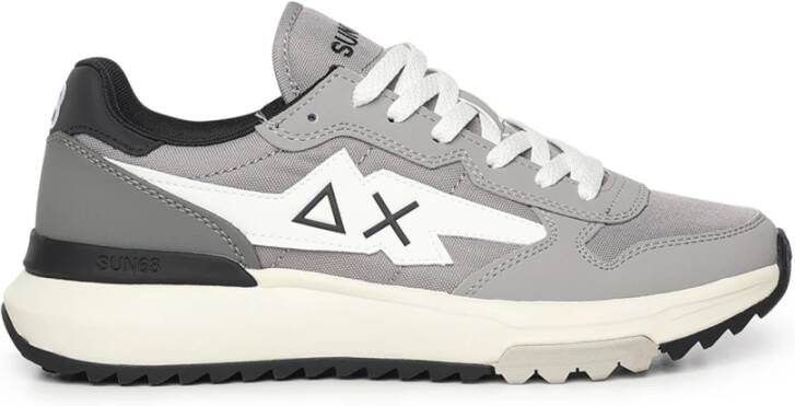 Sun68 Niki 2.0 Solo Heren Sneakers Schoenen Grijs Z45120 - Foto 2