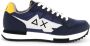 Sun68 Blauwe Sneakers Niki Solid Blue Heren - Thumbnail 9