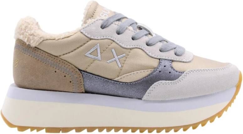 Sun68 Stijlvolle damessneakers Beige Dames