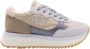 Sun68 Witte Leren Sneakers Eco-Vriendelijke Stijl Multicolor Dames - Thumbnail 9