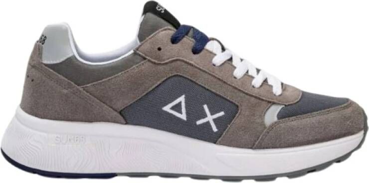 Sun68 Stijlvolle Herensneakers Gray Heren