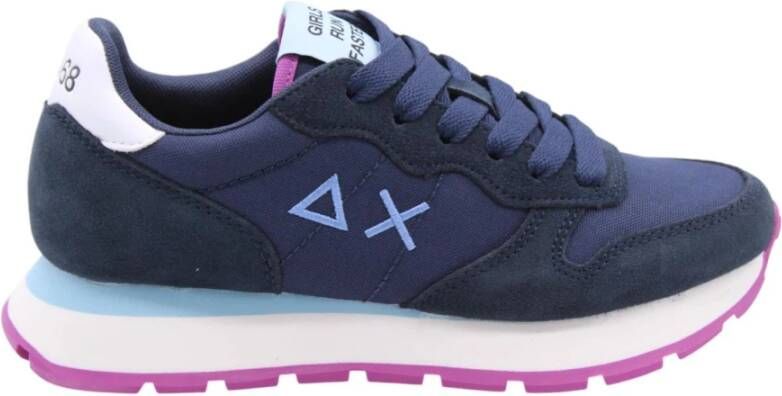 Sun68 Multicolor Sneaker Tom Nylon Logo Geborduurd Blue - Foto 4