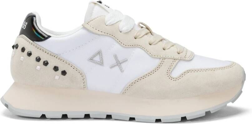 Sun68 Stijlvolle witte sneakers