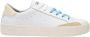 Sun68 Street Leather Sneakers in Wit White Heren - Thumbnail 1