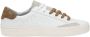Sun68 Street Sneaker in leer wit en bruin White Heren - Thumbnail 1