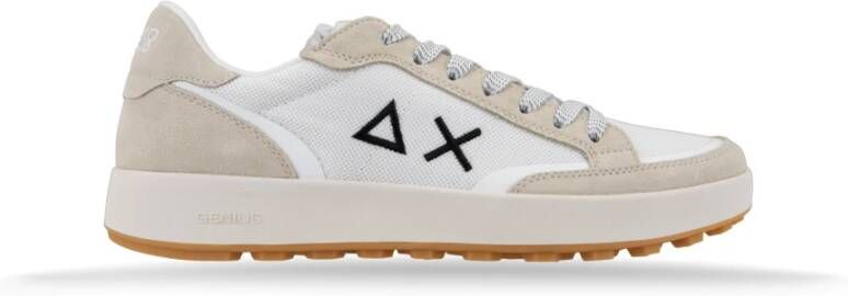 Sun68 Crème Tricolor Heren Casual Sneakers Beige Heren