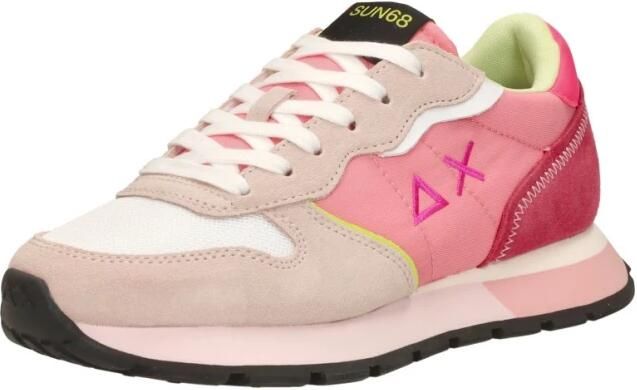 Sun68 Ally Color Explosion Sneakers Dames Lichtroze