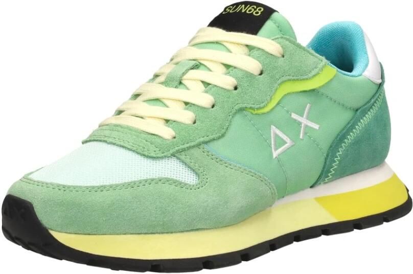 Sun 68 Ally Color Explosion dames sneaker Groen multi