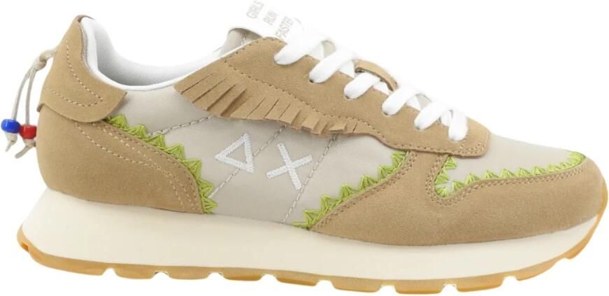 Sun68 Etnische Beige Sneakers voor Vrouwen