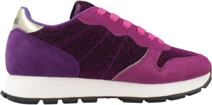 Sun68 Ally Glitter Textil sneaker fuxia