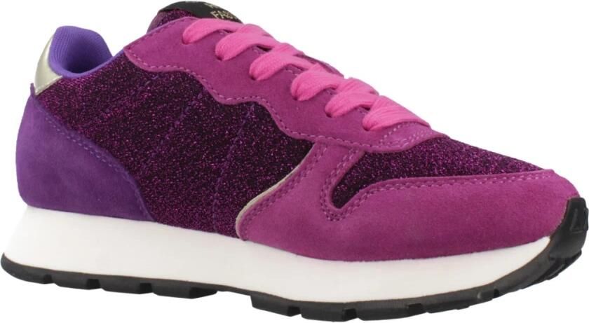 Sun68 Ally Glitter Textil sneaker fuxia - Foto 4