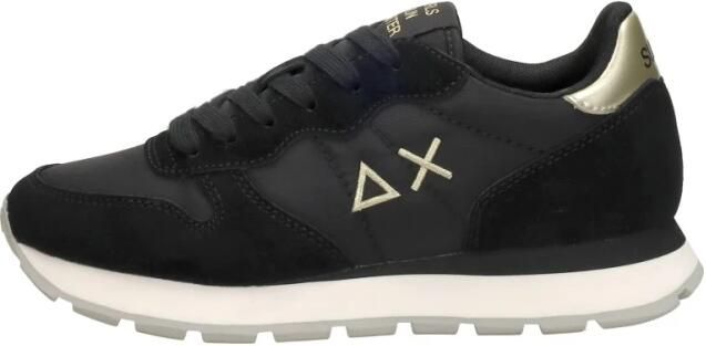 Sun68 Goud Zilver Sneaker met Gelamineerde Details