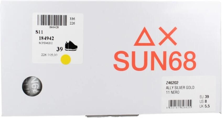 Sun68 Sneakers Z46202 ALLY SILVER GOLD-11 NERO - Foto 15