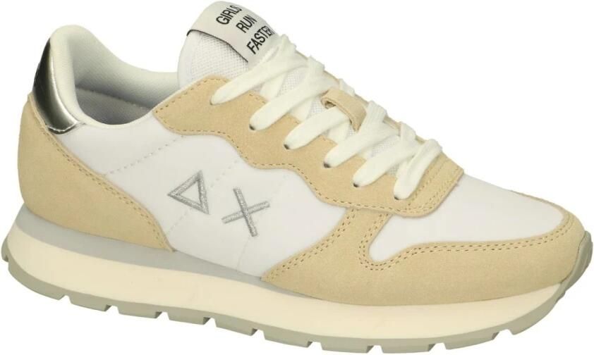Sun68 Ally Gold Silver Dames Sneakers Schoenen Beige Z44202 - Foto 2