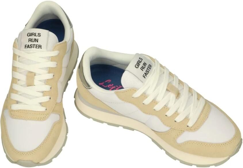 Sun68 Ally Gold Silver Dames Sneakers Schoenen Beige Z44202 - Foto 3