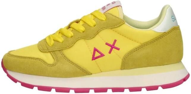 Sun68 Gele Ally Solid Nylon Sneakers Yellow Dames