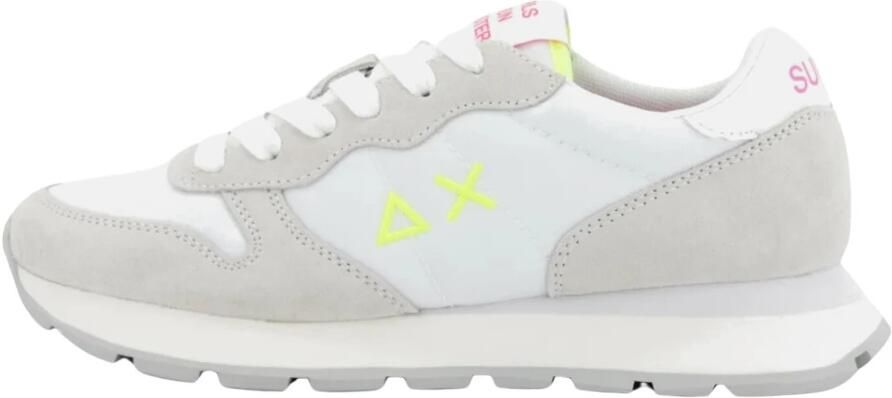 Sun68 Lage Sneakers Z36201 Ally Solid Bianco Fuxia - Foto 9